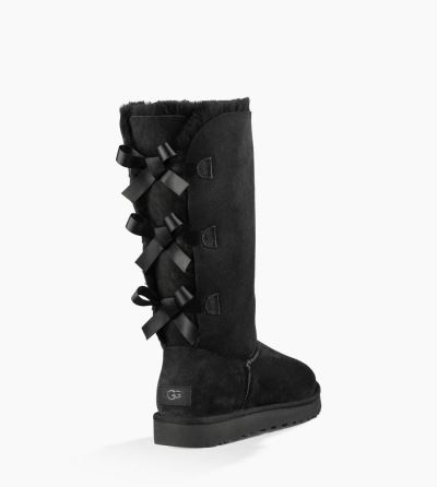 UGG Bailey Bow Tall II Boots for Womens - Black India